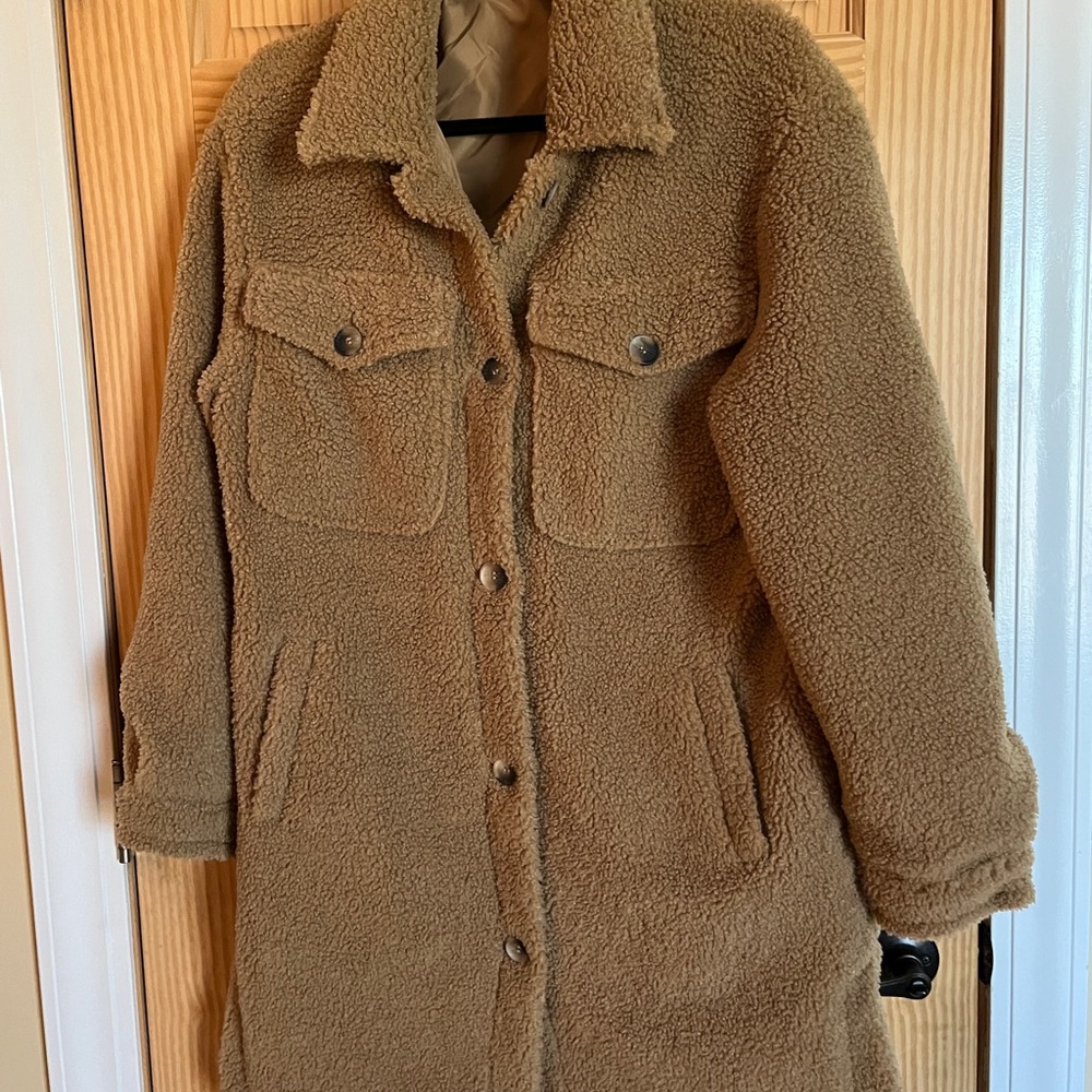 Teddy Bear Jacket- Brand New - Medium